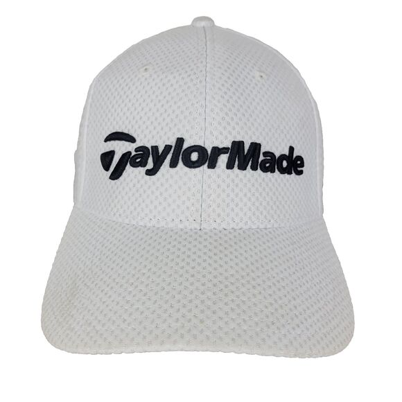 TaylorMade Golf Hat M1 PSi Flexfit L/XL White Cap - Picture 1 of 6